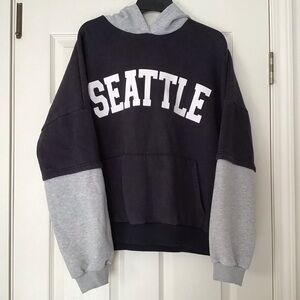 Adika Seattle Navy/Grey Hoodie